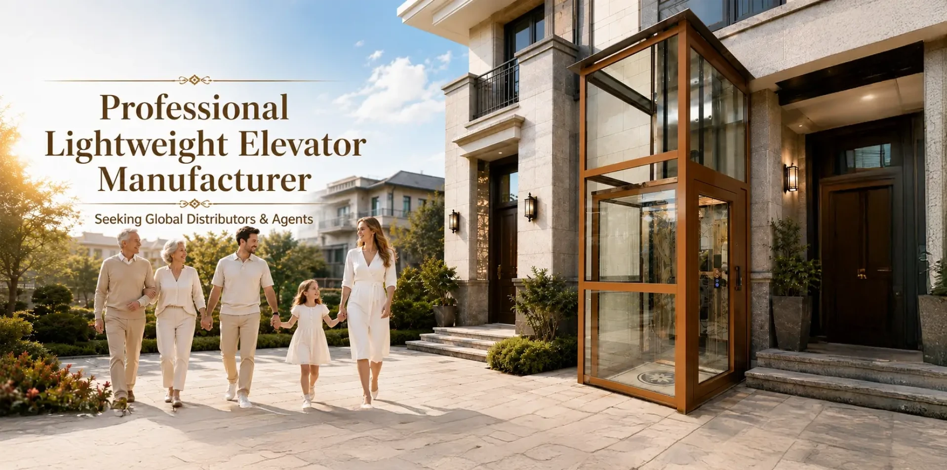 Let the elevator adapt to the building, rather than the building adapt to the elevator.